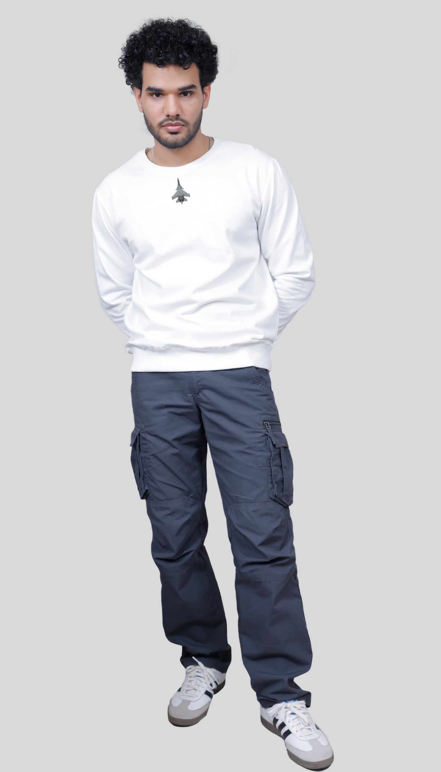 Su-30 Premium Unisex White sweatshirt