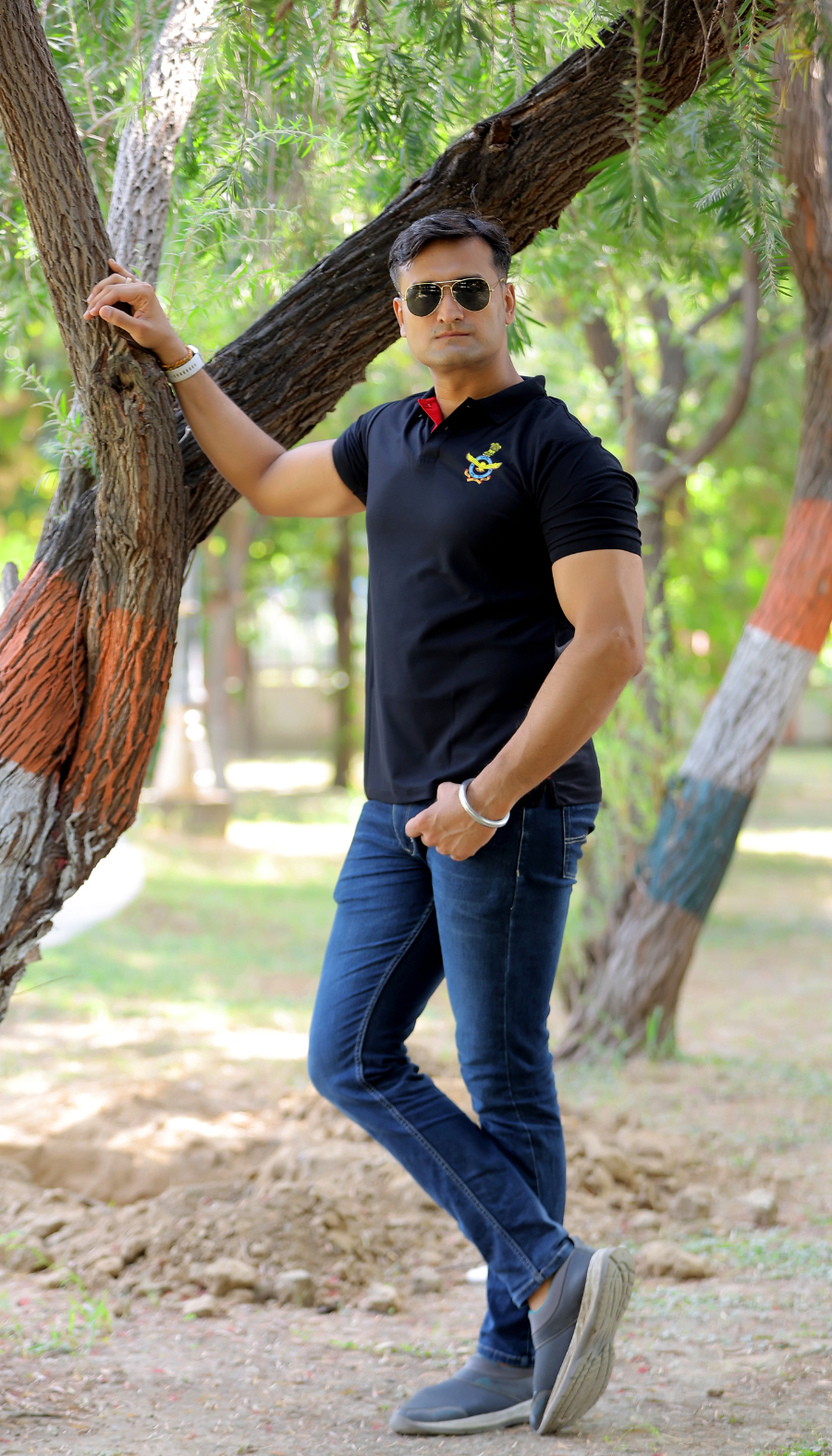 Indian Air force PT POLO T-shirt