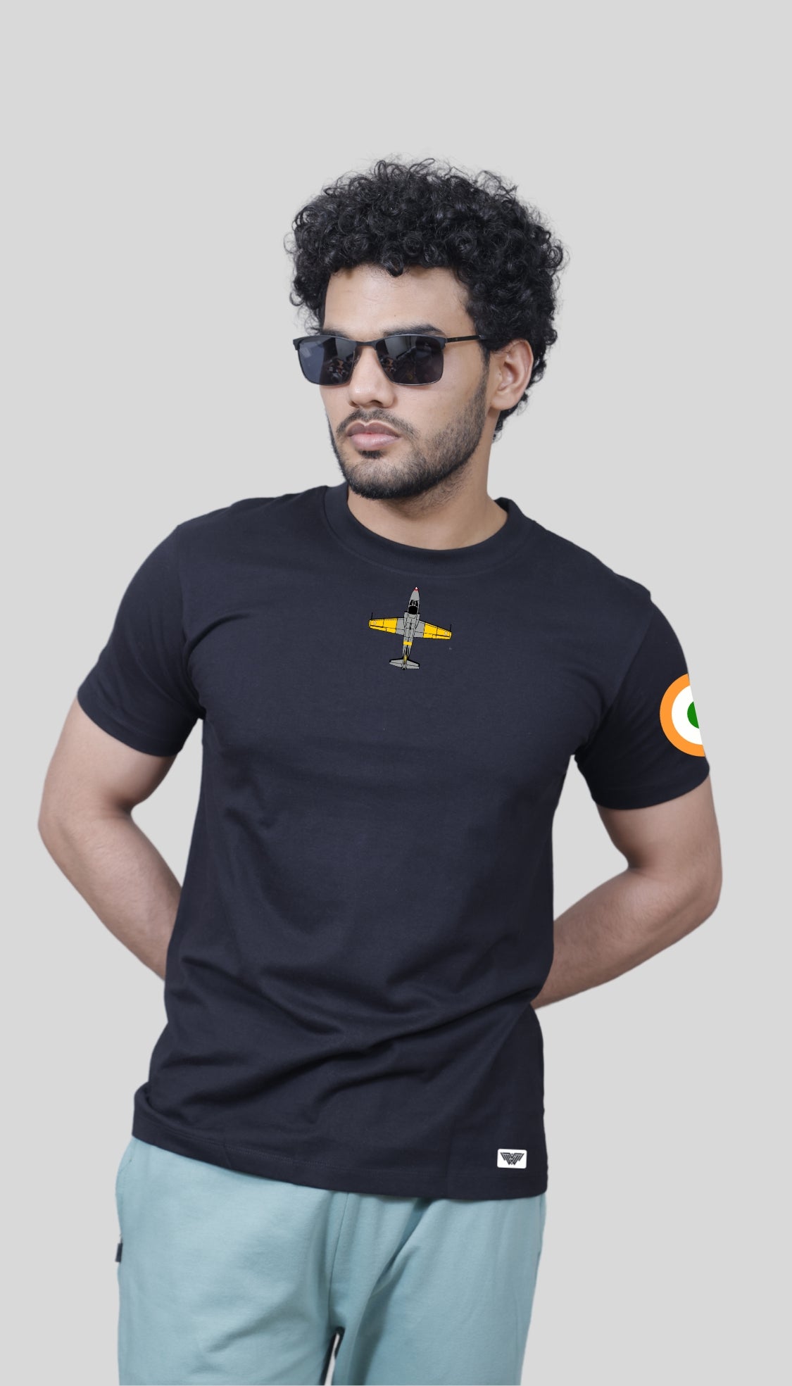 HAL HJT-16 Kiran platinum T-shirt for overall