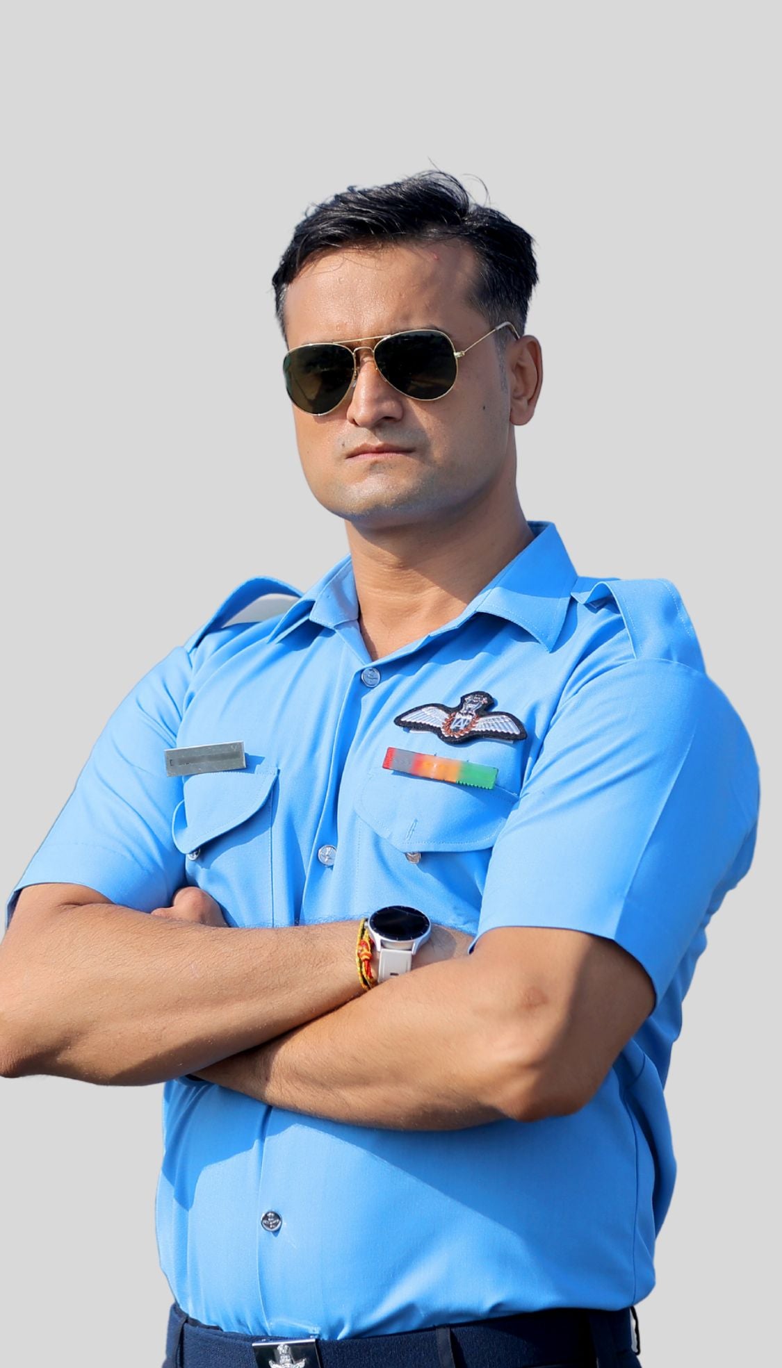 IAF Summer Uniform Half-Sleeve Shirt (without Rank)