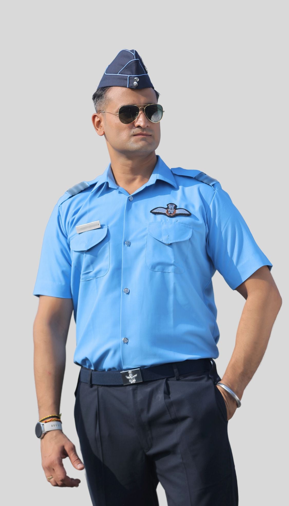 IAF Summer Uniform Half-Sleeve Shirt (without Rank)
