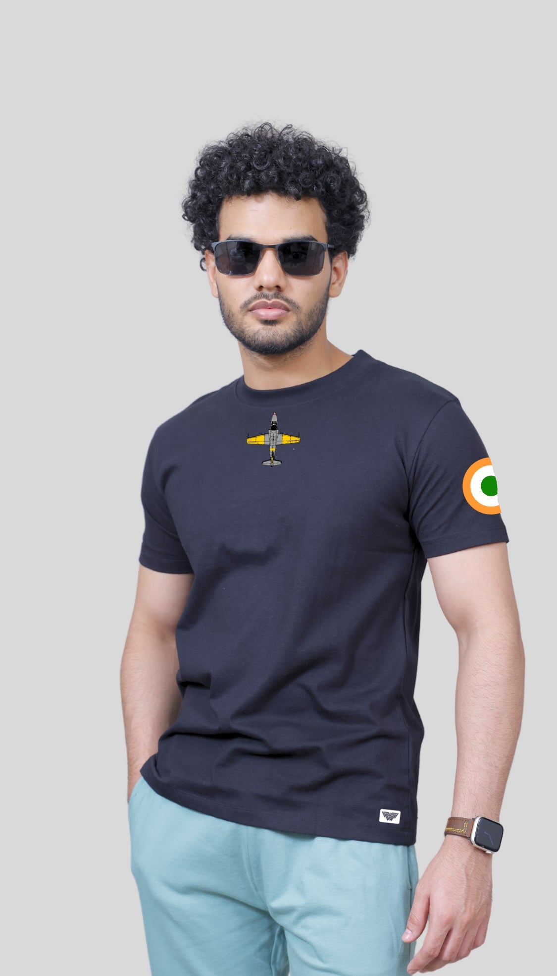 HAL HJT-16 Kiran platinum T-shirt for overall