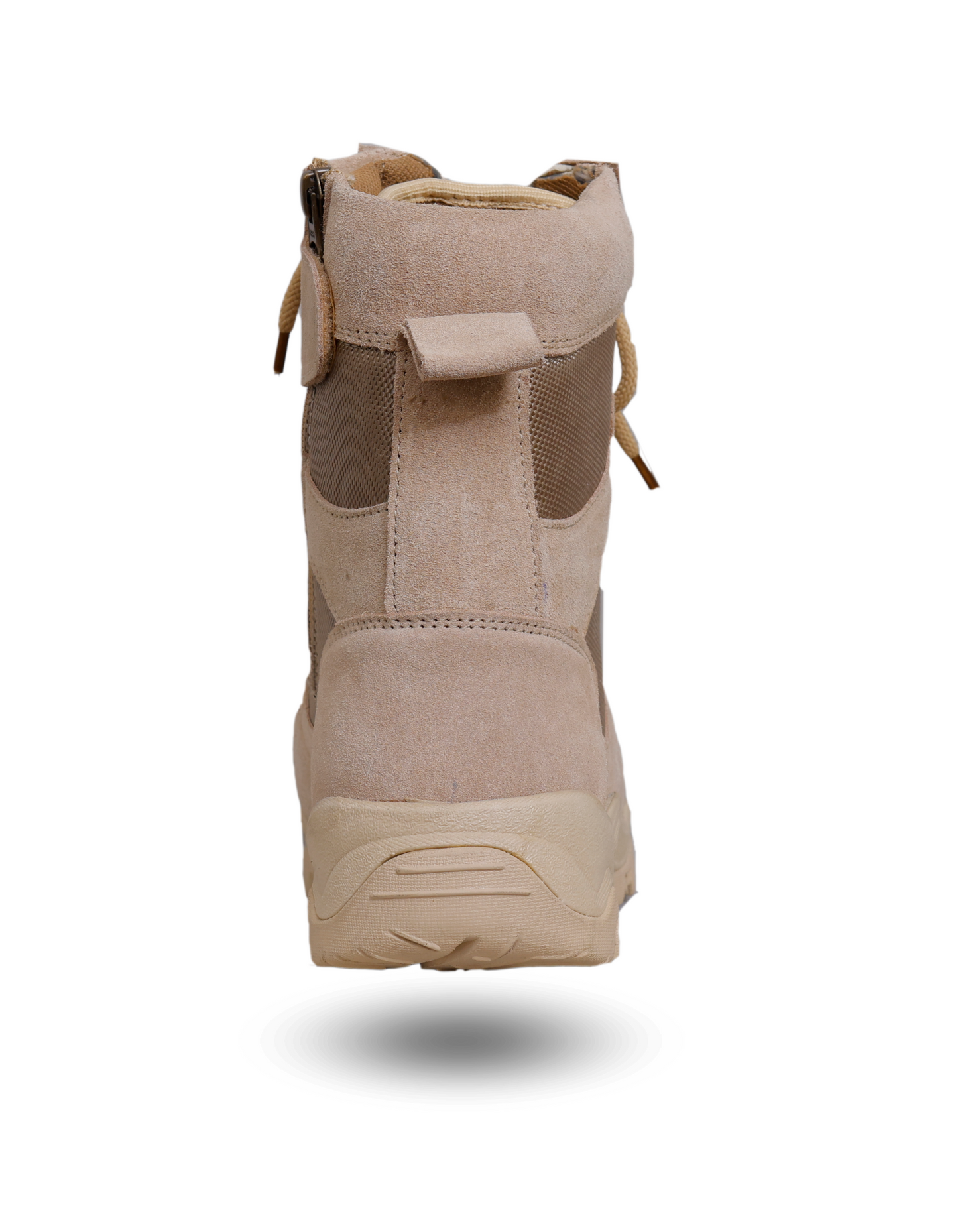 Men's Side Zip Military and Tactical Boots with Authentic Suede Leather