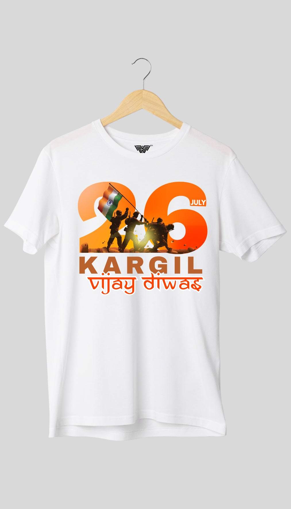 Kargil Vijay Diwas T-Shirt | 26 July Indian Armed Force Patriotism Tee