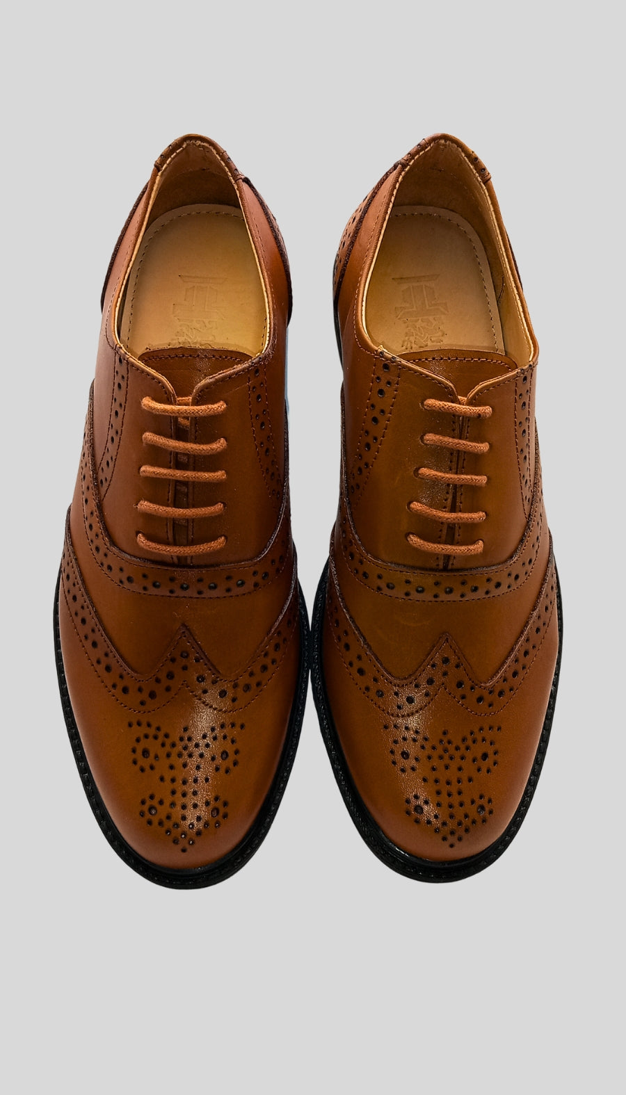 Premium CRUST Genuine Leather TPR SOLE Brogue shoes (RX-100)