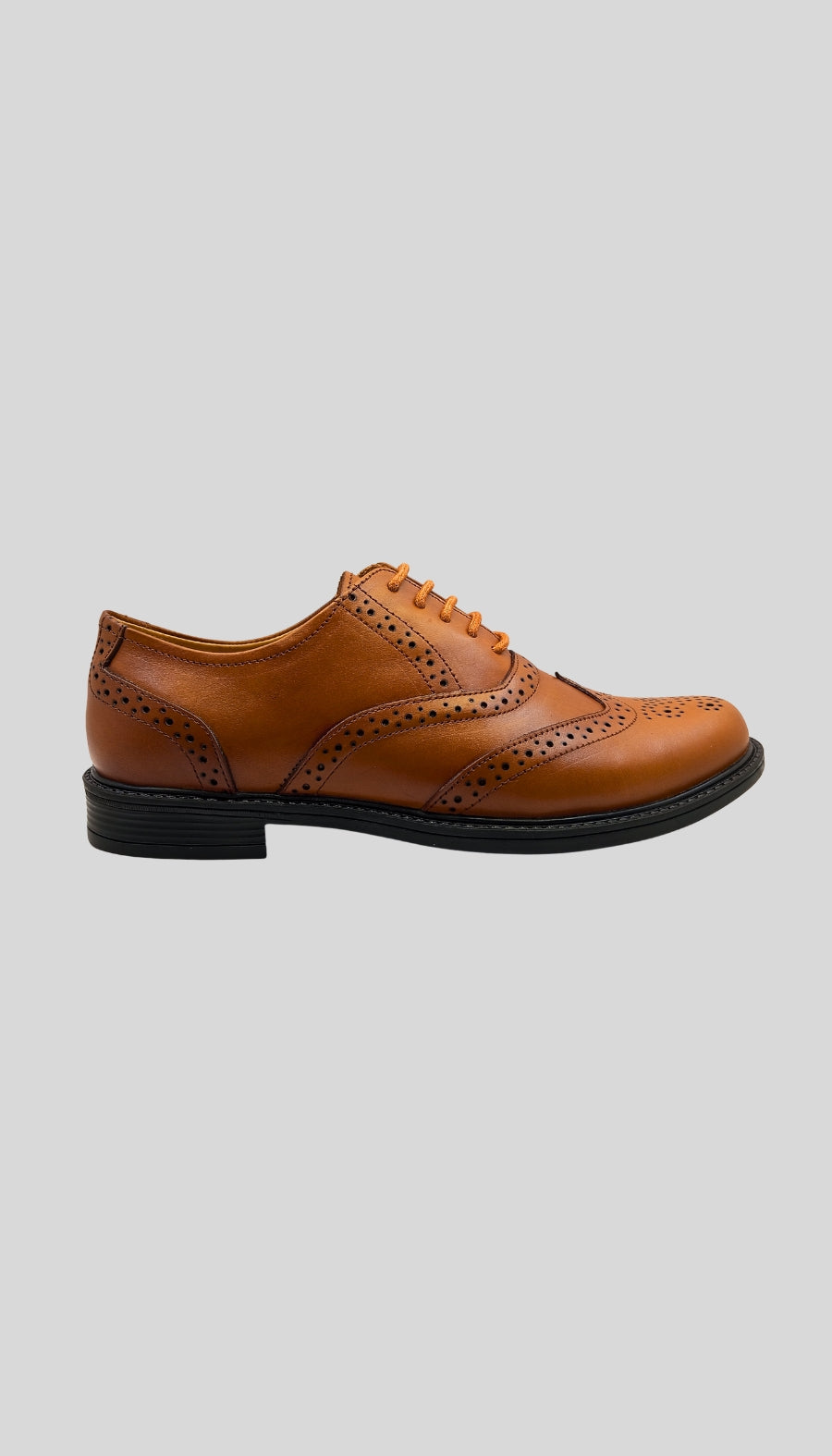 Premium CRUST Genuine Leather TPR SOLE Brogue shoes (RX-100)