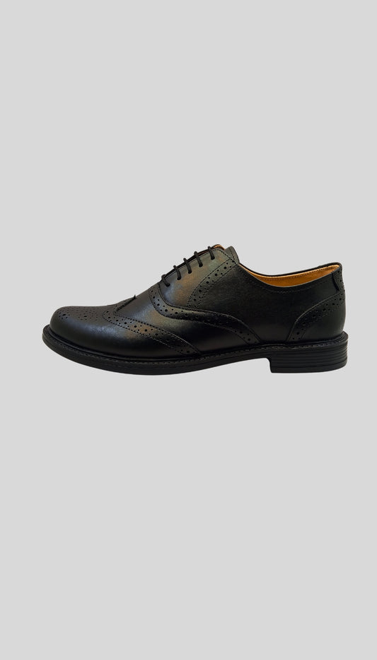 Premium CRUST Genuine Leather TPR SOLE Brogue shoes (RX-100)