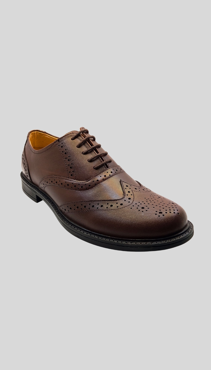 Premium CRUST Genuine Leather TPR SOLE Brogue shoes (RX-100)
