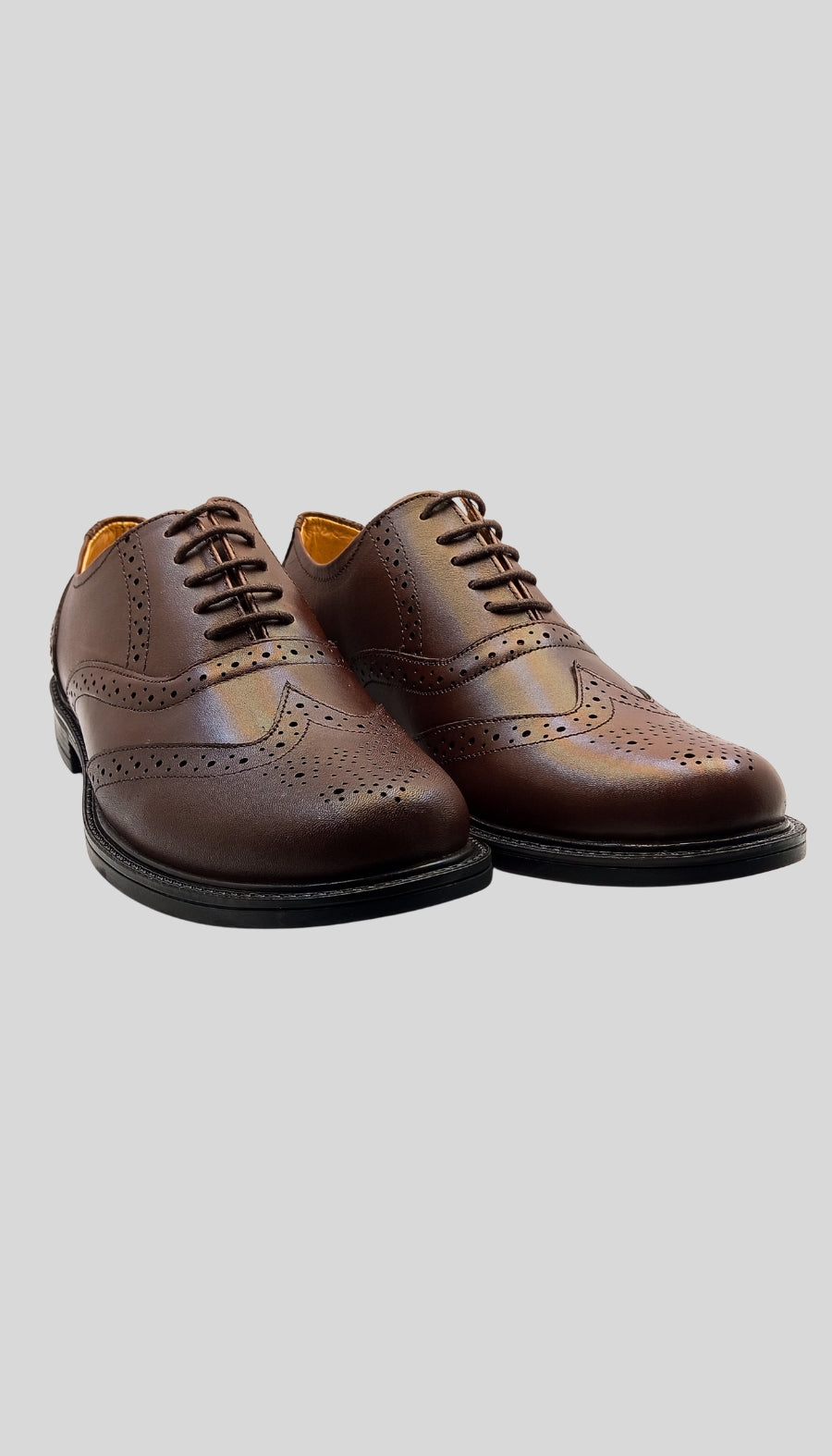 Premium CRUST Genuine Leather TPR SOLE Brogue shoes (RX-100)