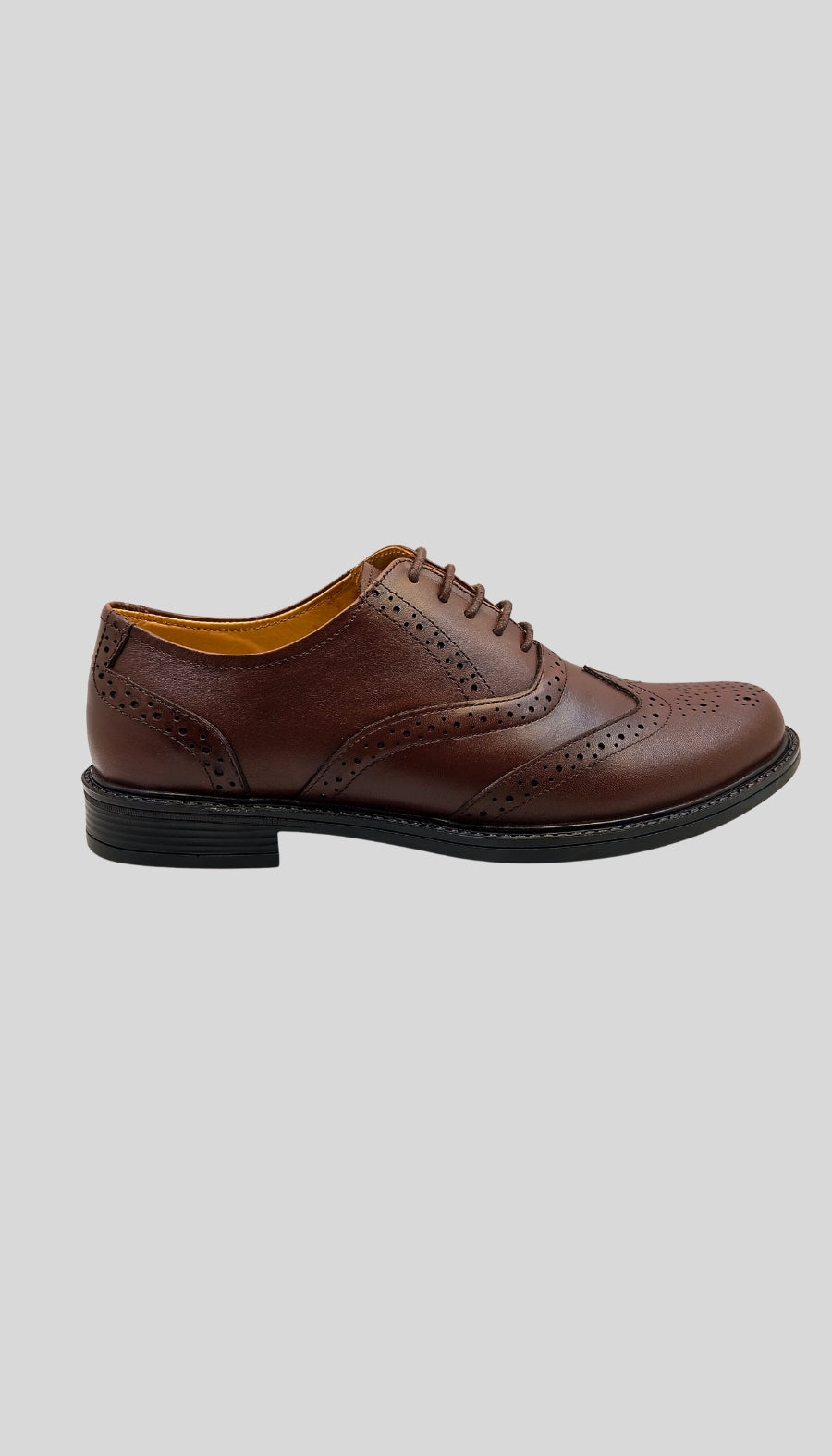 Premium CRUST Genuine Leather TPR SOLE Brogue shoes (RX-100)