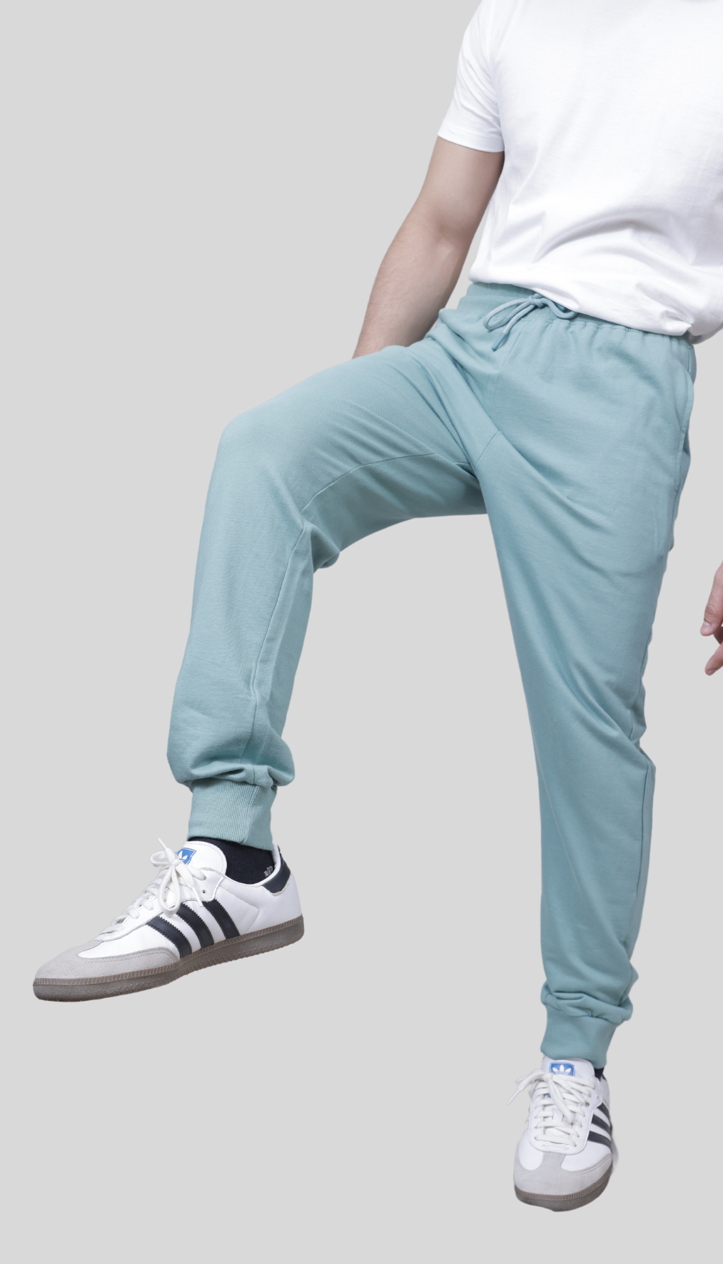 FRENCH TERRY SAGE GREEN JOGGER