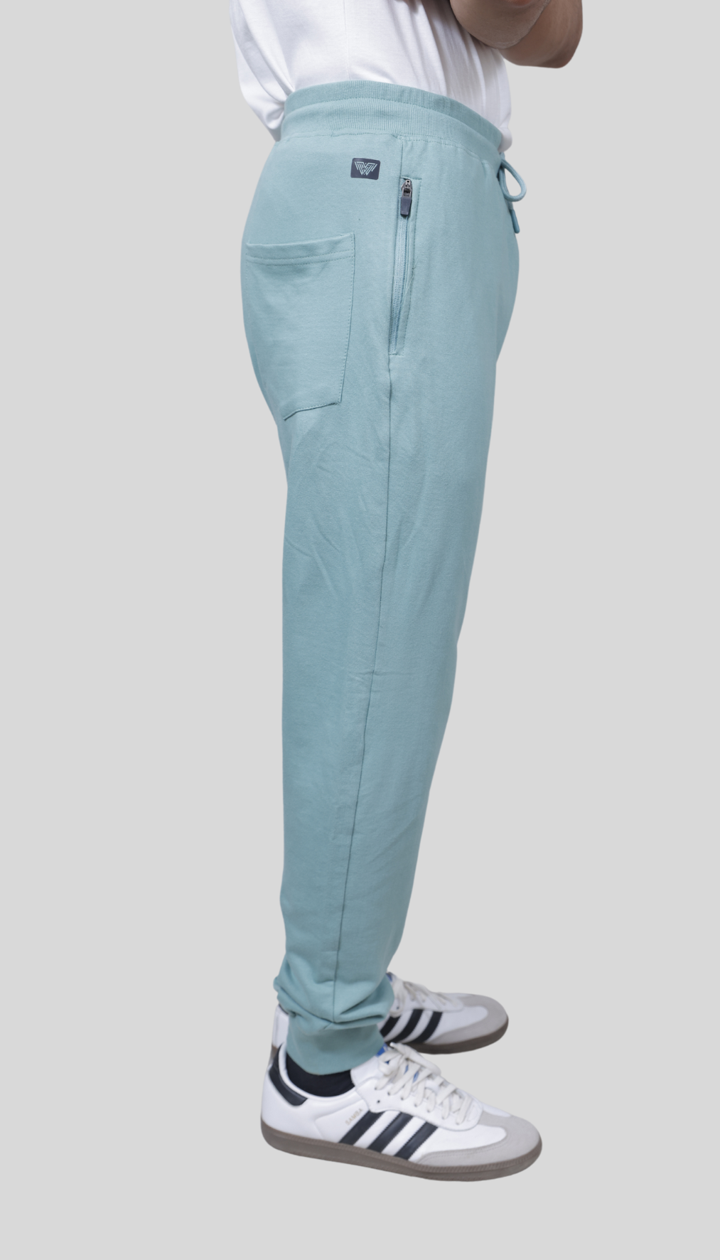 FRENCH TERRY SAGE GREEN JOGGER