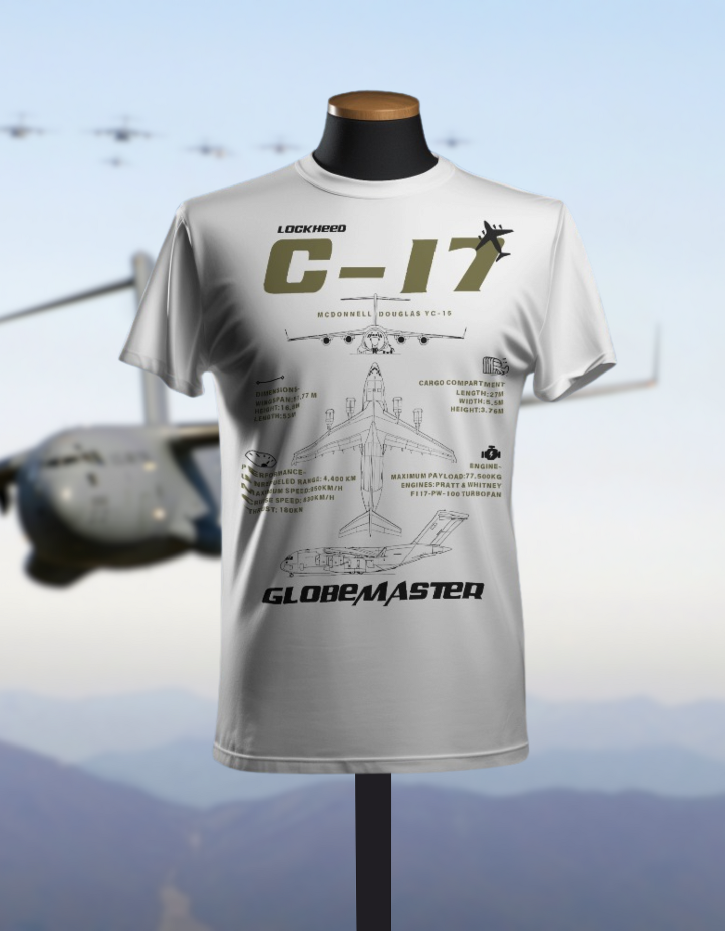 C-17 Globemaster t-shirt