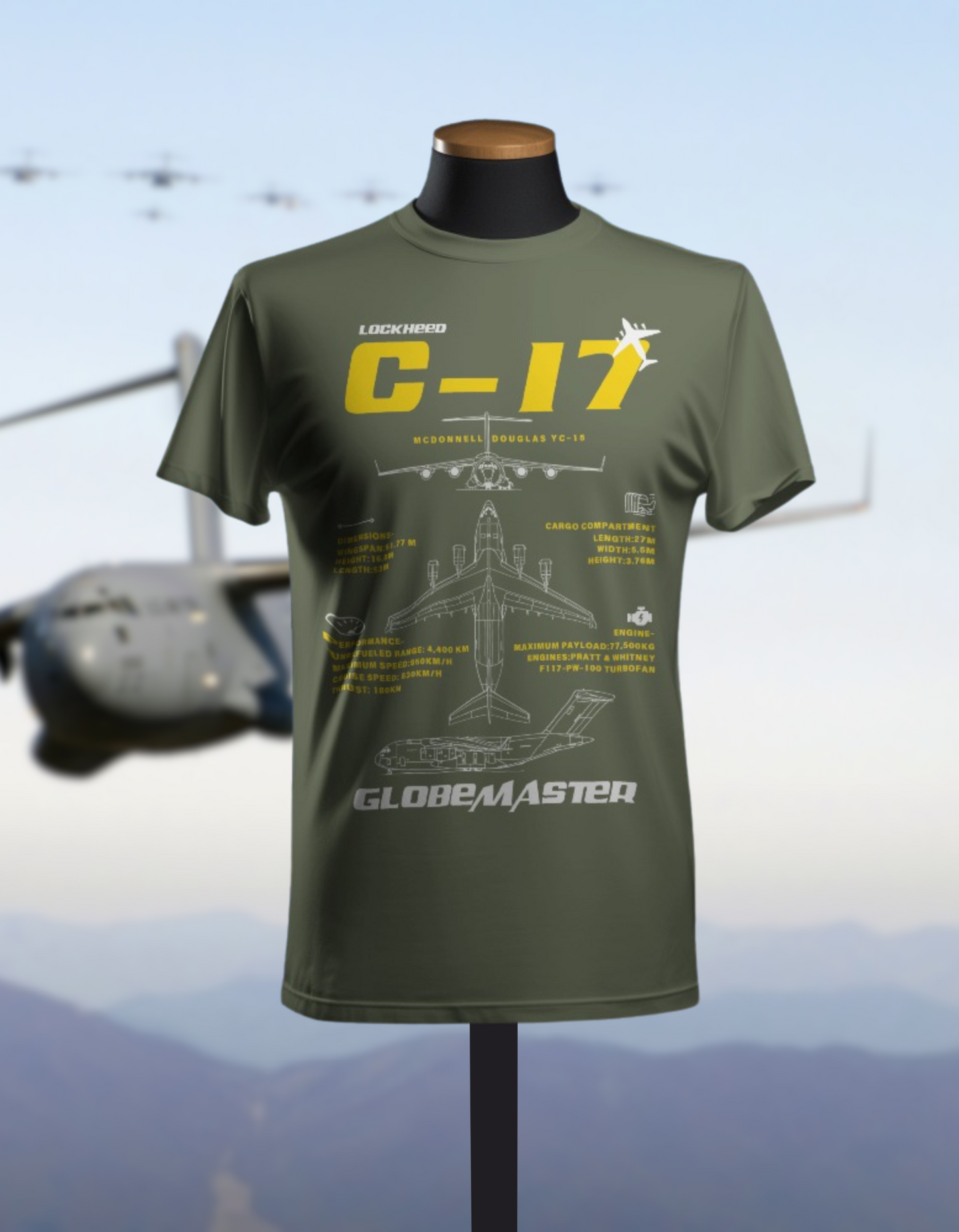C-17 Globemaster t-shirt