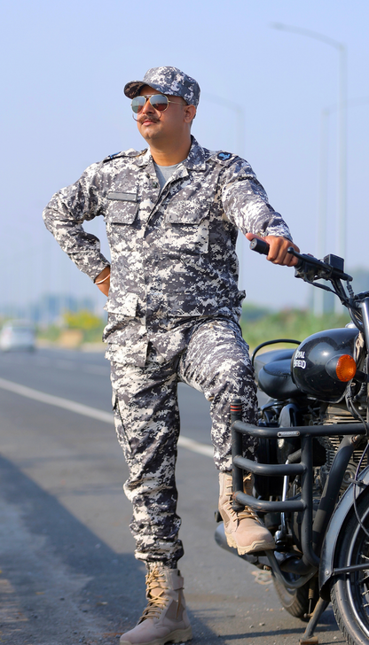 IAF COMBAT KIT | SHIRT, PANT, GREY T-SHIRT, COMBAT CAP, COMBAT BELT |