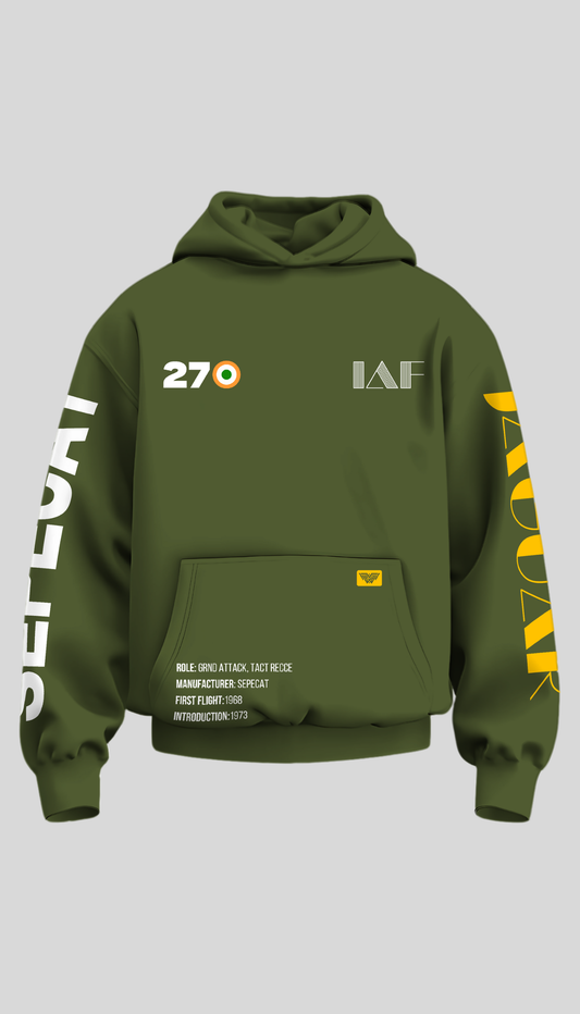 Jaguar 27 Sdn warlords Olive Green Hoodie