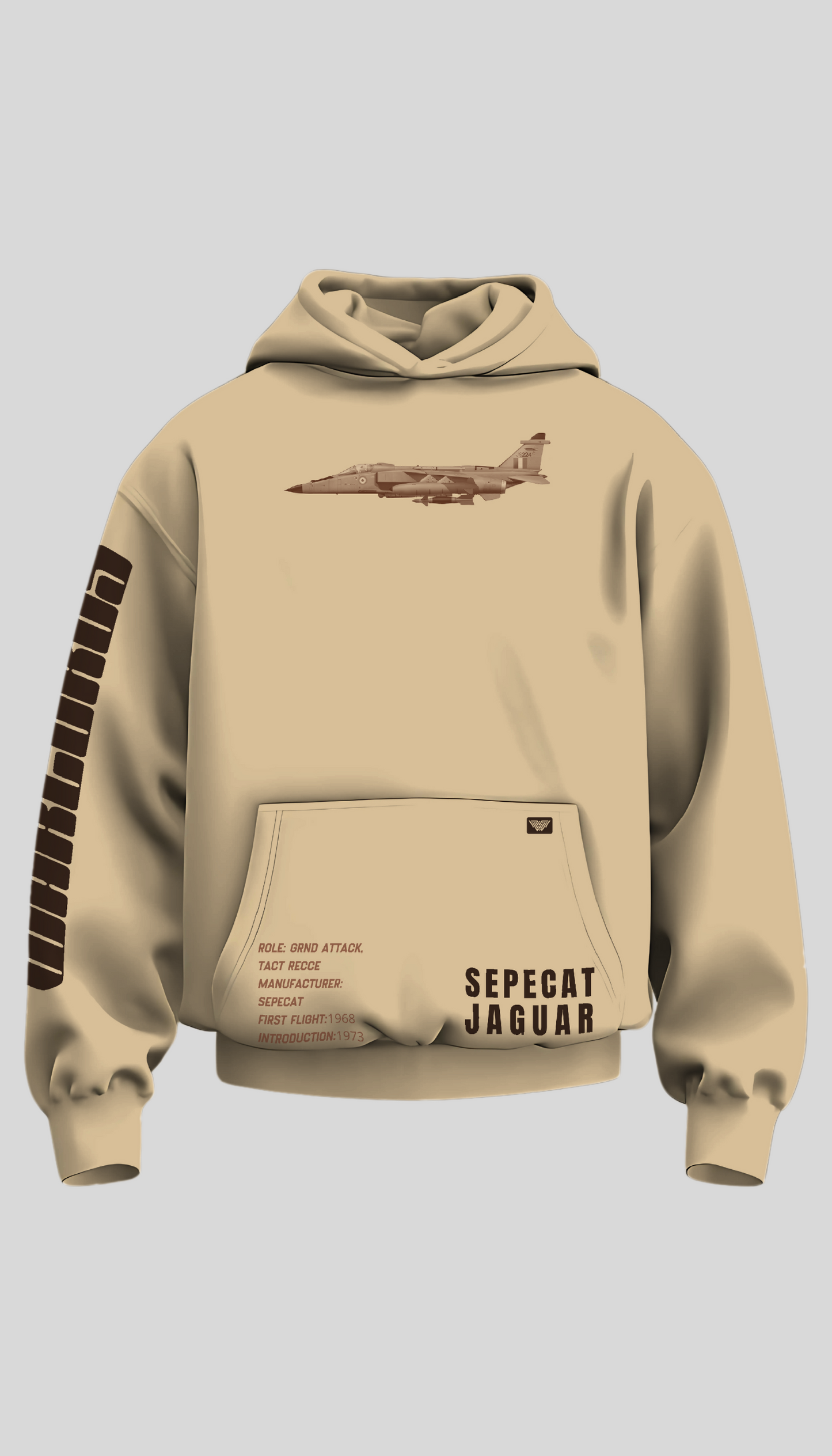 Warrior Sepecat Jaguar warlords beige Hoodie