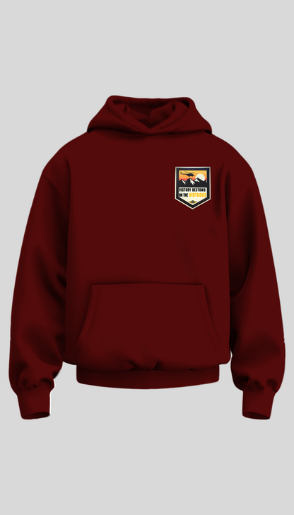 Mi-17 HIP - HIP hooray! Maroon Hoodie