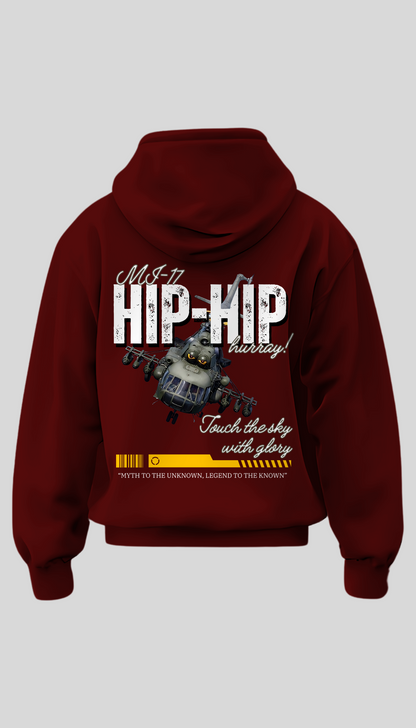 Mi-17 HIP - HIP hooray! Maroon Hoodie