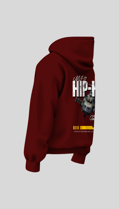 Mi-17 HIP - HIP hooray! Maroon Hoodie
