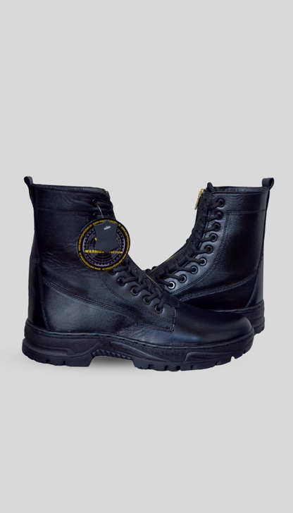 Flying Boots for Men High Ankle Shoes, Genuine Leather, Steel Toe, Rubber sole
