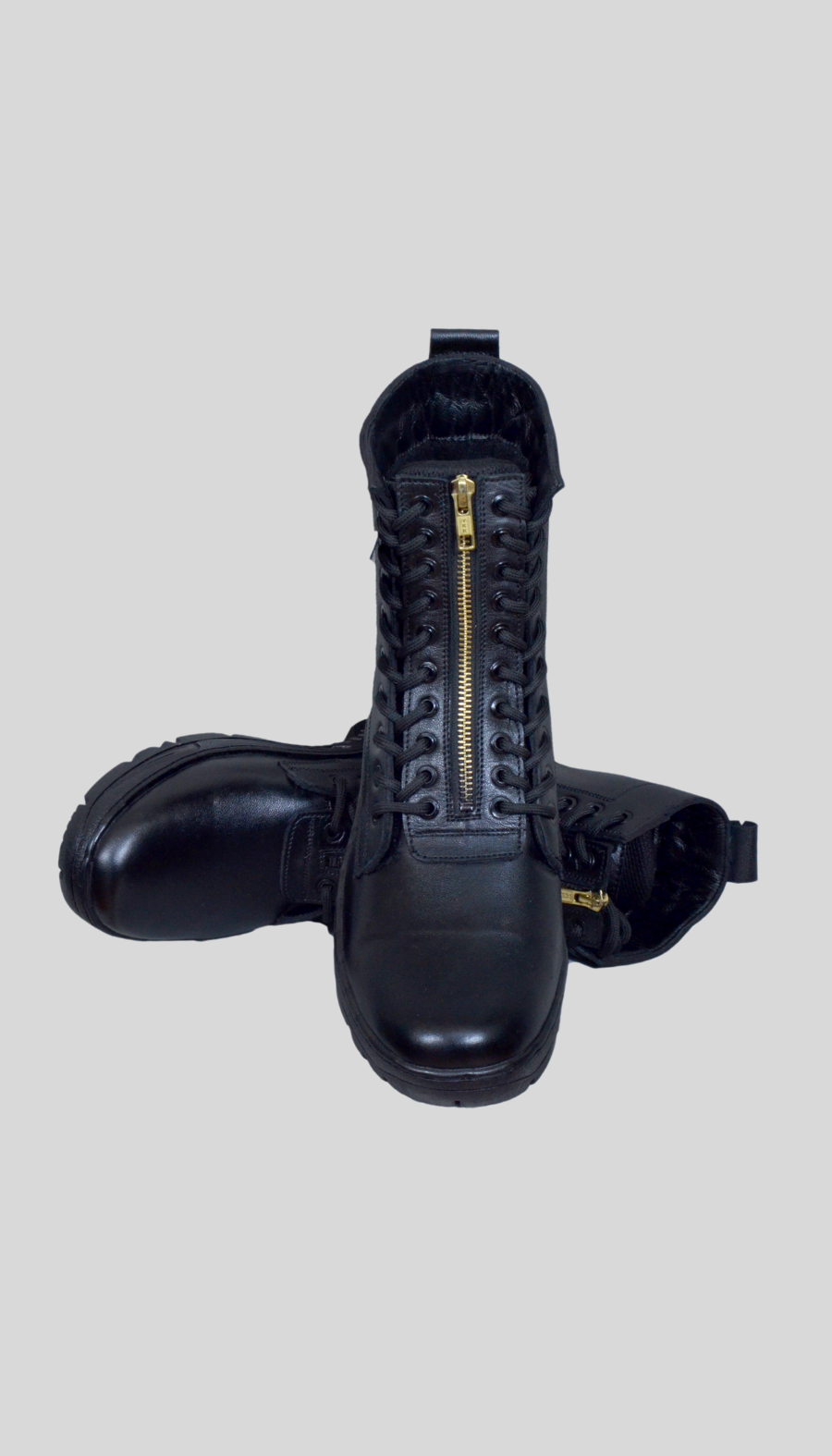 Flying Boots for Men High Ankle Shoes, Genuine Leather, Steel Toe, Rubber sole