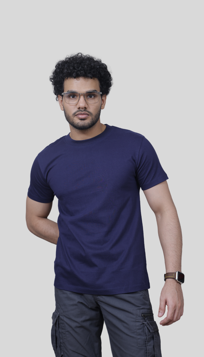 Men's Antibacterial Platinum Plain T-shirt