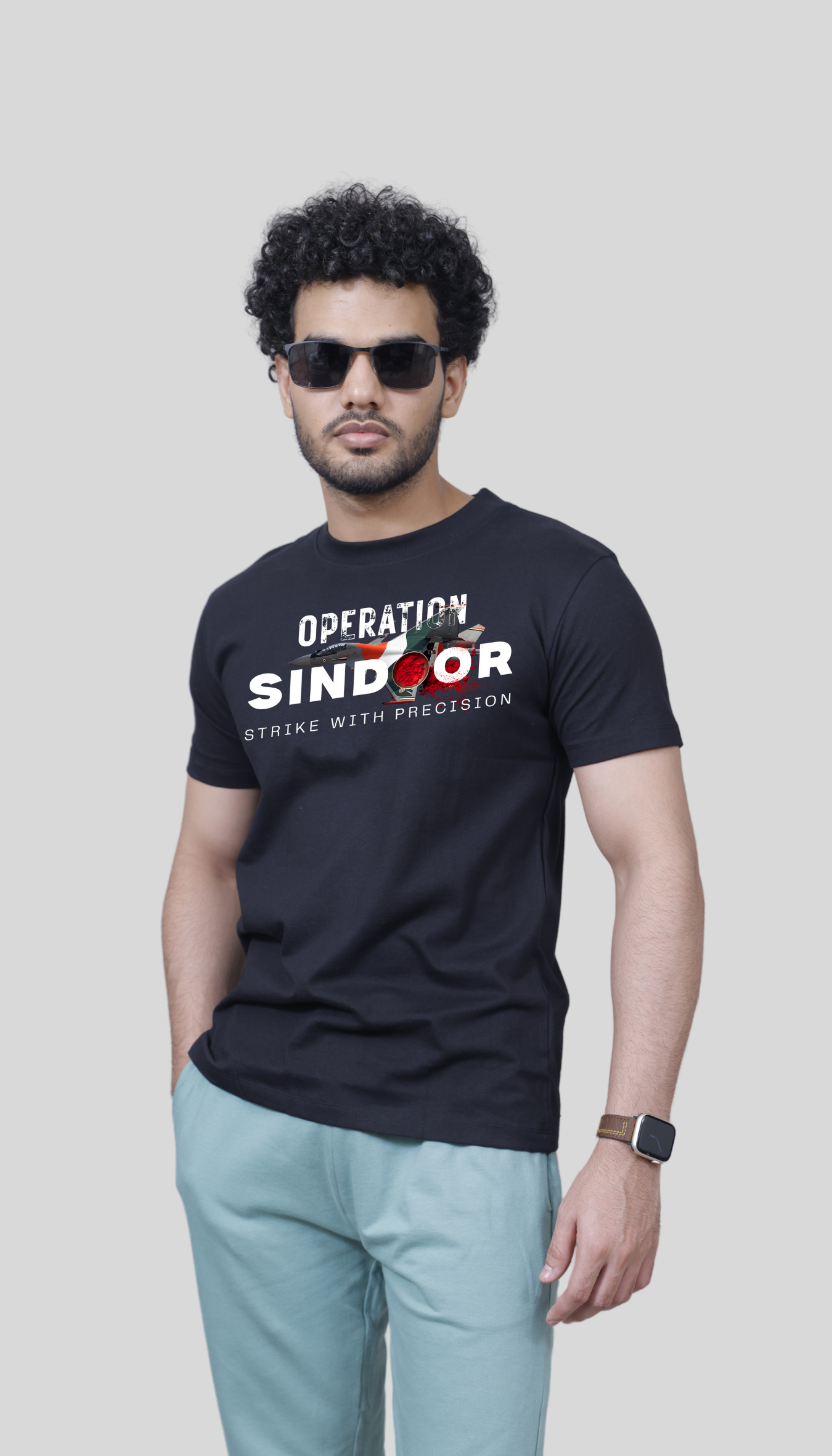 Operation Sindoor Stike with precision T-shirt