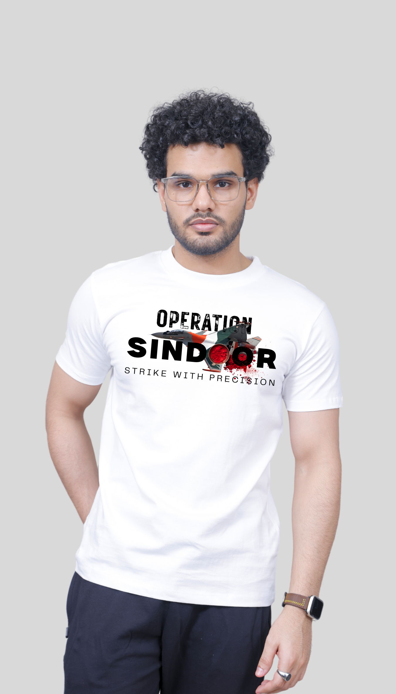 Operation Sindoor Stike with precision T-shirt