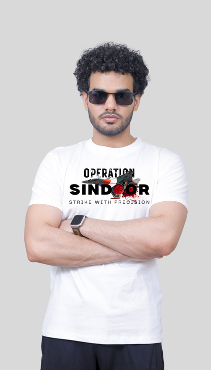 Operation Sindoor Stike with precision T-shirt