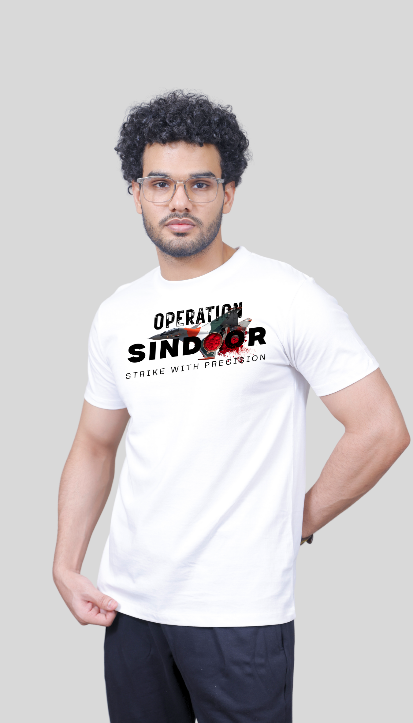 Operation Sindoor Stike with precision T-shirt