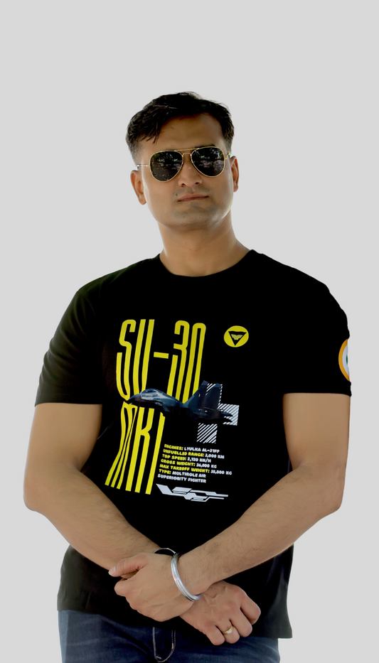 Su-30 MKI T-shirt Black