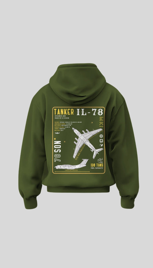 IL-78 Tanker 78 sqn 'Force Multiplier' Hoodie - Winter Sky Collection