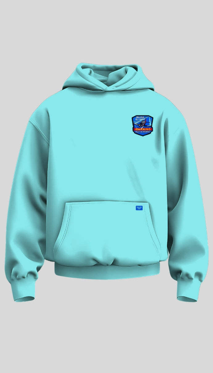 Pilatus PC-7 MkII 'Pilot in Training' Hoodie - Winter Sky Collection