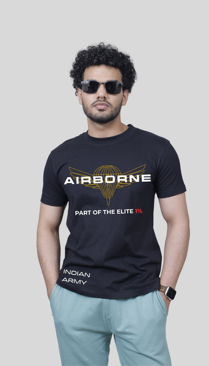 The "Elite 1%" Airborne Paratrooper T-Shirt