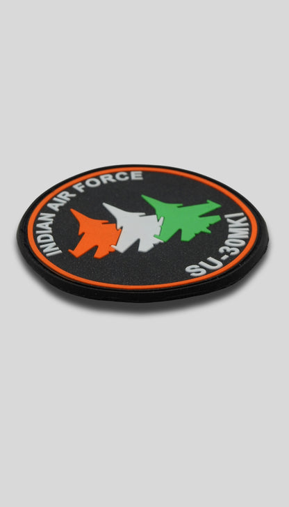 Indian Air Force SU-30MKI Rubber patch (size 3.5"x3.5")