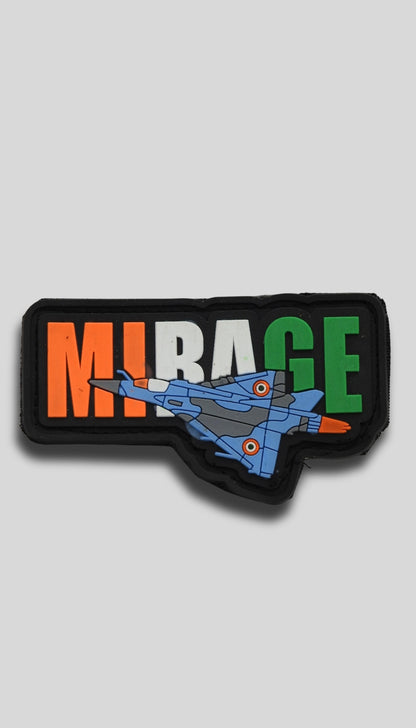 Indian Air Force Mirage Rubber patch (size 3.5"x2")