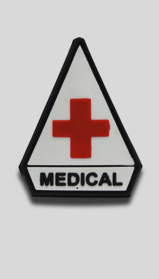 Indian Air Force Medical Rubber patch (size 3.5"x2.5")