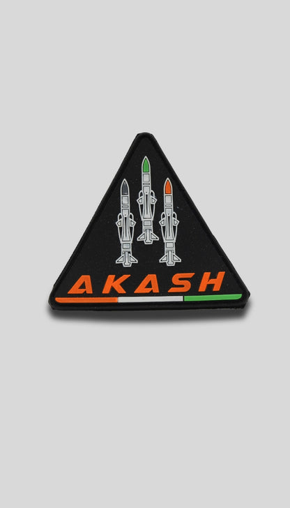 Indian Air Force Akash Rubber patch (size 3.5"x3")