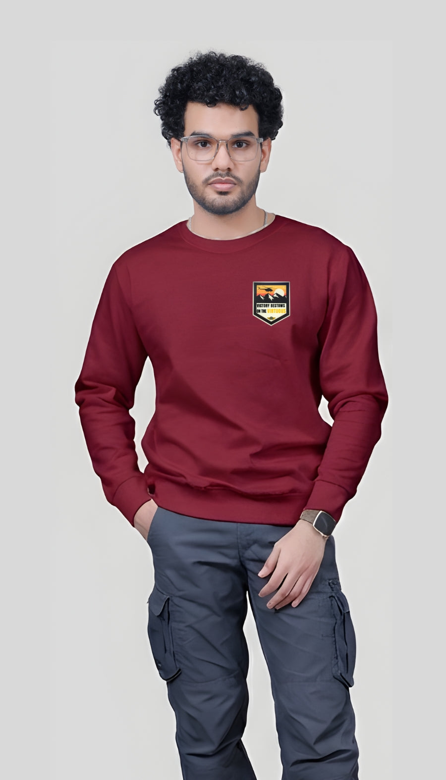 Mi-17 HIP - HIP hooray! Maroon Sweatshirt