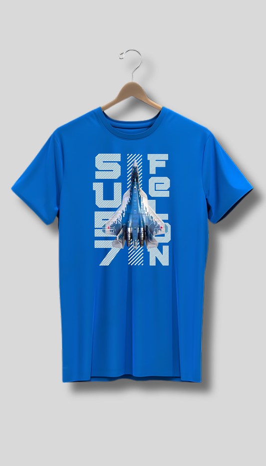 Su-57 Felon Royal Blue T-shirt