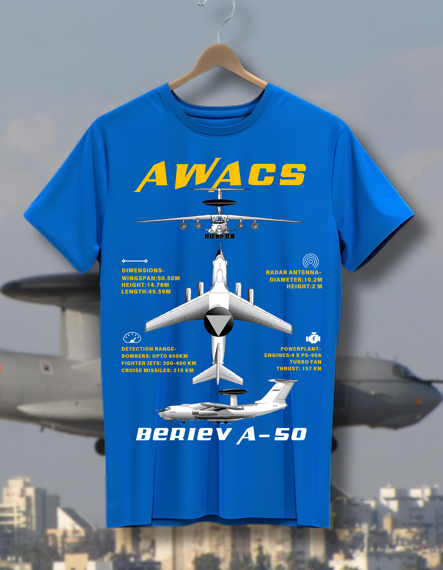 AWACS Brieve A-50 Sky Guardian T-Shirt