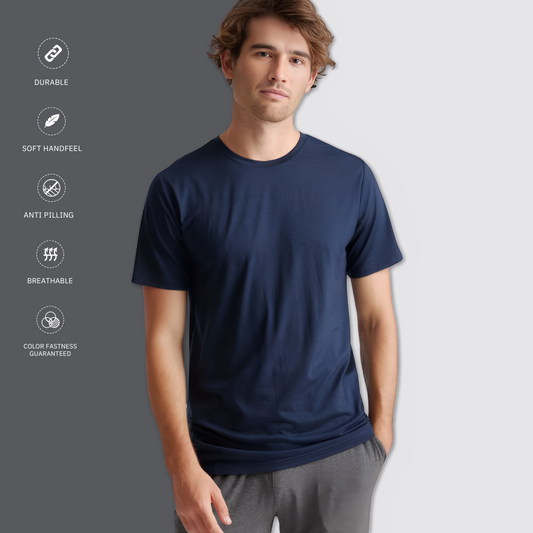 ANTI- Microbial Platinum Plain T-shirt - Warrior Junction