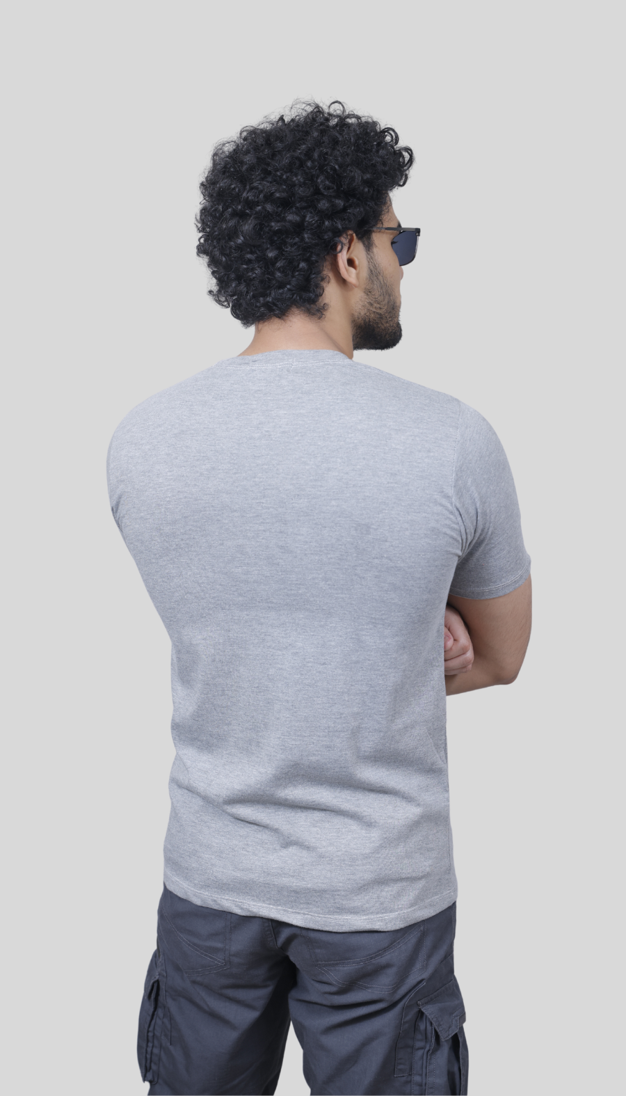 Grey poly cotton t-shirt (combat dress t-shirt)