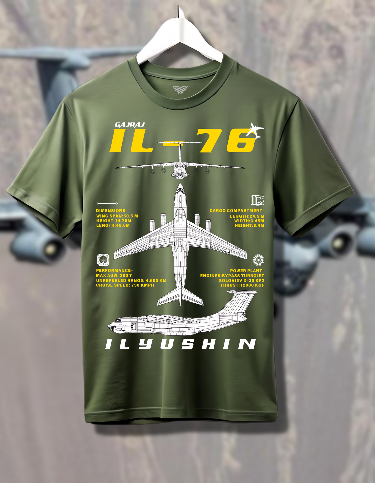 IL-76 Gajraj Ilyushin T-shirt